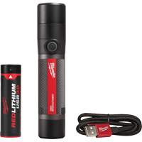 USB Compatible Compact Flashlight, LED, 800 Lumens, Rechargeable Batteries St. Lawrence Industrial & Safety Supply