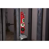 Die Cast Torpedo Level with 360 Degree Locking Vial, 10" L, Aluminum, 3 Vials, Magnetic St. Lawrence Industrial & Safety Supply