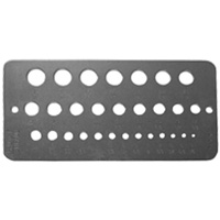 Gabarit de diam&egrave;tres pour foret fractionnaires DRILLCO St. Lawrence Industrial & Safety Supply