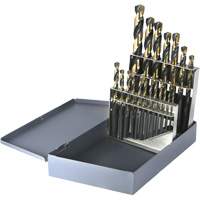 DRILLCO Metric Jobber Length Drill Bit Set, 19 Pieces, High Speed Steel St. Lawrence Industrial & Safety Supply