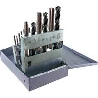DRILLCO Tap & Drill Set, 18 Pieces St. Lawrence Industrial & Safety Supply