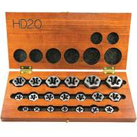 DRILLCO Hex Threading Die Set, 20 Pieces St. Lawrence Industrial & Safety Supply