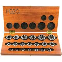 DRILLCO Hex Threading Die Set, 20 Pieces St. Lawrence Industrial & Safety Supply
