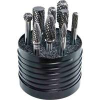 Jeu d'al&eacute;soirs au carbure plein &agrave; double coupe Magnum SET 1 DRILLCO, 8 morcea St. Lawrence Industrial & Safety Supply