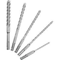 Trousse de forets &agrave; 4 cannelures pour perceuse &agrave; percussion MX4, 5 morceaux, Carbure St. Lawrence Industrial & Safety Supply