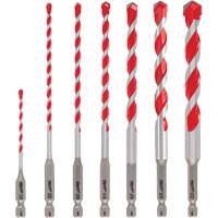 Grand jeu de forets pour perceuse &agrave; percussion Shockwave, 7 morceaux, Carbure St. Lawrence Industrial & Safety Supply