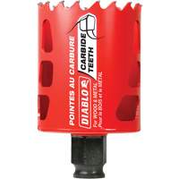 Scie cloche pour bois et m&eacute;tal, 2", Profondeur de la coupe 2-3/8", Carbure St. Lawrence Industrial & Safety Supply