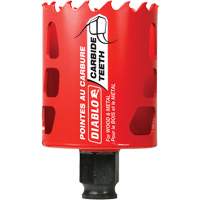 Scie cloche pour bois et m&eacute;tal, 2-1/8", Profondeur de la coupe 2-3/8", Carbure St. Lawrence Industrial & Safety Supply