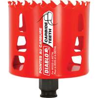 Scie cloche pour bois et m&eacute;tal, 3-1/8", Profondeur de la coupe 2-3/8", Carbure St. Lawrence Industrial & Safety Supply
