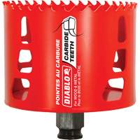 Scie cloche pour bois et m&eacute;tal, 3-1/2", Profondeur de la coupe 2-3/8", Carbure St. Lawrence Industrial & Safety Supply