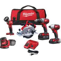 Trousse 5 pi&egrave;ces doutil combin&eacute; M18, Lithium-ion, 18 V St. Lawrence Industrial & Safety Supply