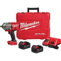 Ensemble de cl&eacute; &agrave; chocs &agrave; couple &eacute;lev&eacute; M18 Fuel avec One-Key &agrave; d&eacute;tente &agrave; broche, 18 V, Mandrin 1/2" St. Lawrence Industrial & Safety Supply