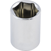 Douille chrom&eacute;e ordinaire, 1/2", Prise 3/8", 6 pans St. Lawrence Industrial & Safety Supply