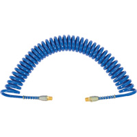 APUB-1425 Recoil Air Hose with Swivel Fittings & Protective Spring, Air, 1/4" ID x 25' L, Polyurethane St. Lawrence Industrial & Safety Supply
