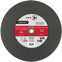 Meule &agrave; tronçonner PowerPlus A24R, 12" x 1/8", Arbre de 20 mm, Type 1, 6600 Tr/min St. Lawrence Industrial & Safety Supply