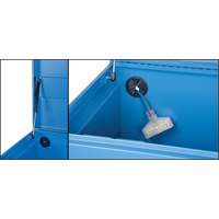 Coffre &agrave; outils de chantier, 60" x 24" x 27-1/2", Acier, Bleu St. Lawrence Industrial & Safety Supply