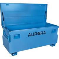 Coffre &agrave; outils de chantier, 60" x 24" x 27-1/2", Acier, Bleu St. Lawrence Industrial & Safety Supply