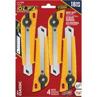 Couteau &agrave; rochet MXP-L avec manche coul&eacute;, 18 mm St. Lawrence Industrial & Safety Supply