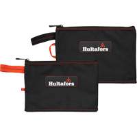 Sac &agrave; fermeture &eacute;clair polyvalent, Polyester balistique, Noir/Rouge St. Lawrence Industrial & Safety Supply