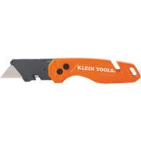 Couteau utilitaire pliant avec rangement pour lames, 1" lame, lame en Acier, poign&eacute;e en M&eacute;tal St. Lawrence Industrial & Safety Supply