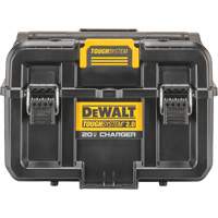 Chargeur 20V &agrave; deux ports ToughSystem 2.0, 14" x 15" x 9", Noir/Jaune St. Lawrence Industrial & Safety Supply
