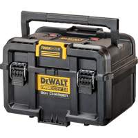 Chargeur 20V &agrave; deux ports ToughSystem 2.0, 14" x 15" x 9", Noir/Jaune St. Lawrence Industrial & Safety Supply