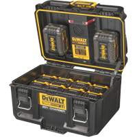 Chargeur 20V &agrave; deux ports ToughSystem 2.0, 14" x 15" x 9", Noir/Jaune St. Lawrence Industrial & Safety Supply