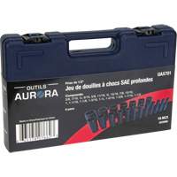 Jeu de douilles SAE, 19 Mcx, Chocs, Prise de 1/2", Profond St. Lawrence Industrial & Safety Supply