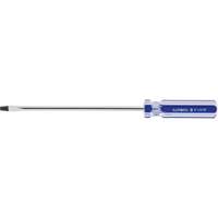 Tournevis &agrave; fente bleu transparent avec bandes, Tige de 3/16", Ronde, Prise en Plastique St. Lawrence Industrial & Safety Supply