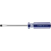Tournevis &agrave; fente bleu transparent avec bandes, Tige de 1/4", Ronde, Prise en Plastique St. Lawrence Industrial & Safety Supply