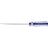 Tournevis &agrave; fente bleu transparent avec bandes, Tige de 5/16", Ronde, Prise en Plastique St. Lawrence Industrial & Safety Supply