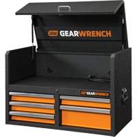 GSX Series Tool Chest, 36" W, 5 Drawers, Black/Orange St. Lawrence Industrial & Safety Supply