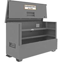 Coffre de style piano pour le chantier de 57,4 pi3, 72-7/16" la x 33-7/8" p x 49-7/16" h, Gris St. Lawrence Industrial & Safety Supply