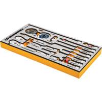 Jeu d'outils pour maître m&eacute;canicien MEGAMOD dans des plateaux en mousse modulaire de premi&egrave;re qualit&eacute; avec rangement d'outils, 1268 morcea St. Lawrence Industrial & Safety Supply