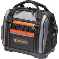 14" Tradesman Closed Top Tool Bag, Polyester, 32 Pockets, Black/Grey St. Lawrence Industrial & Safety Supply