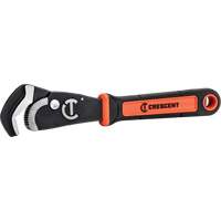 Cl&eacute; bimat&eacute;riau auto-ajustable pour tuyau, Cap des m&acirc;choires 1-1/2", Longueur 12", Fini Oxyde noir, Prise Coussin&eacute;e St. Lawrence Industrial & Safety Supply