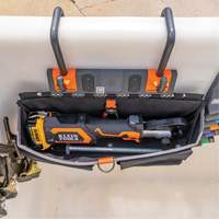 Bucket Work CentreS-Hook Large Pouch Module, Nylon, 3 Pockets, Black/Orange St. Lawrence Industrial & Safety Supply
