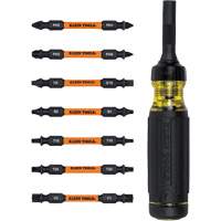 Tournevis &agrave; rochet multi-foret &agrave; zone de torsion et r&eacute;sistance nominale contre les chocs 15-en-1, 9-1/2" lo, Prise Coussin&eacute;e St. Lawrence Industrial & Safety Supply