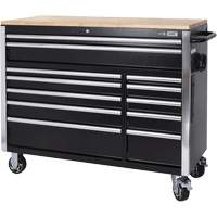 HDRC5212 Armoire mobile de s&eacute;rie HD, 12 tiroirs, 51-1/4" la x 21" p x 40-3/10" h, Noir St. Lawrence Industrial & Safety Supply