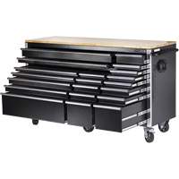 HDRC7220 Armoire mobile de s&eacute;rie HD, 20 tiroirs, 72" la x 24" p x 42-3/10" h, Noir St. Lawrence Industrial & Safety Supply