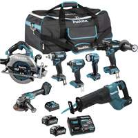 Ensemble 7 outils &agrave; moteur sans balai XGT, Lithium-ion, 40 V St. Lawrence Industrial & Safety Supply