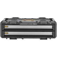 Bloc &agrave; 2 tiroirs TOUGHSYSTEM 2.0 DXL, 30" x 21-13/20" x 10", Noir/Jaune St. Lawrence Industrial & Safety Supply