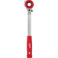Cl&eacute; &agrave; cliquet &agrave; levier &eacute;lev&eacute;e pour monteur de ligne avec face de frappe frais&eacute;e, Prise de 3/4"/1"/1-1/8", Poign&eacute;e Ergonomique St. Lawrence Industrial & Safety Supply