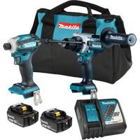 Ensemble 2 outils &agrave; moteur sans balai LXT, Lithium-ion, 18 V St. Lawrence Industrial & Safety Supply