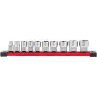 SAE Sockets with Four Flat Sides, 10 Pcs, 3/8" Drive Size St. Lawrence Industrial & Safety Supply