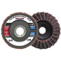 Disque &agrave; lamelles incurv&eacute; pour traitement de surface POWERBLEND SCD, 5" x 7/8", Type 29, Grain Moyen St. Lawrence Industrial & Safety Supply
