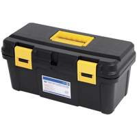 Coffre &agrave; outils portatif en plastique JPTB-16, 16" la x 8" p x 7-1/2" h, Noir St. Lawrence Industrial & Safety Supply