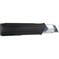 Couteau r&eacute;tractable de 25 mm, Acier inoxydable, Robuste, Prise en Caoutchouc St. Lawrence Industrial & Safety Supply