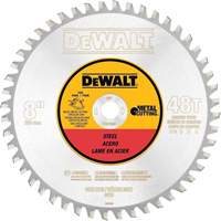 Lame circulaire pour m&eacute;taux ferreux, 8", 40 dents, Pour M&eacute;tal St. Lawrence Industrial & Safety Supply