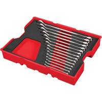 Jeu de cl&eacute;s SAE avec organisateur pour tiroirs PACKOUT, Combinaison, 15 morceaux, Imp&eacute;rial St. Lawrence Industrial & Safety Supply